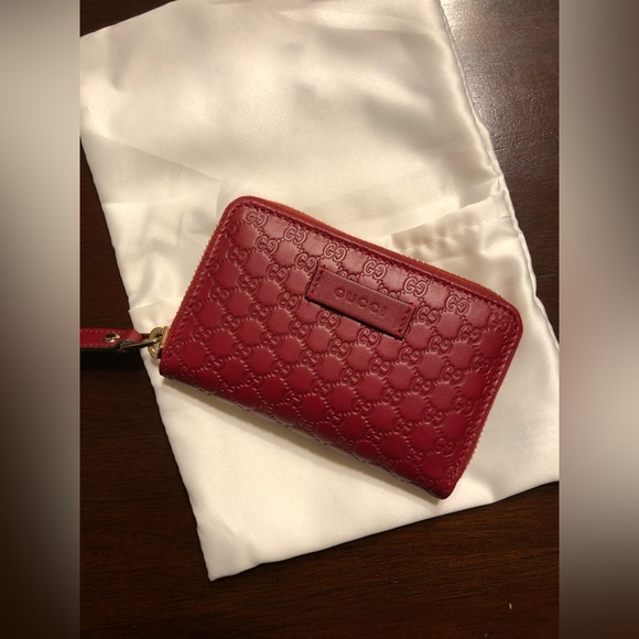 MicroGuccissima Card Holder, Red - Picture 2 of 5